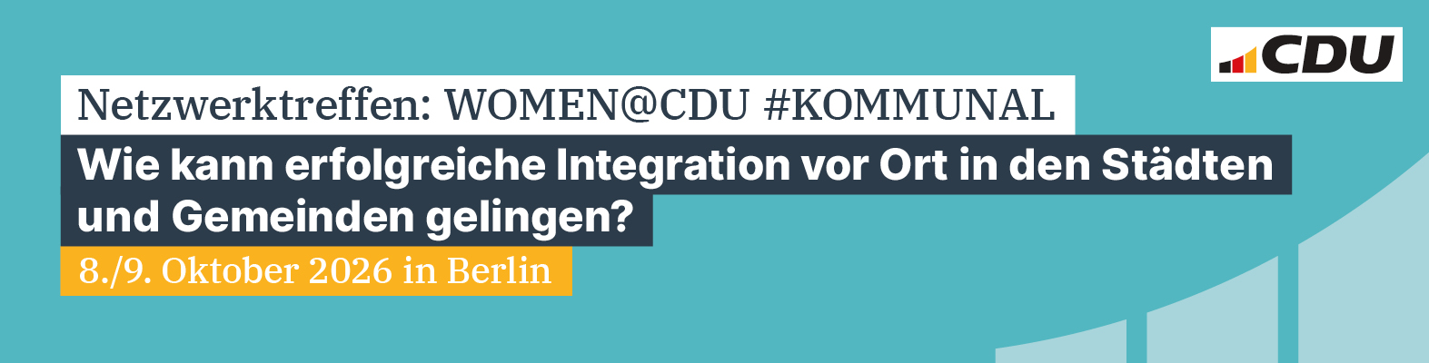 Banner Woman@CDU